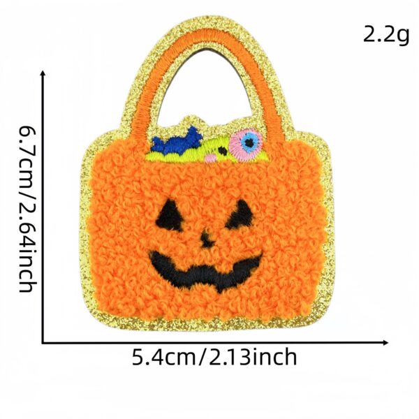 Wholesale Halloween Ghost Witch Towel Embroidery Patch Set for DIY Clothing Repair Decorative Gift Resale