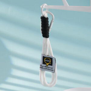 White - clip-on style