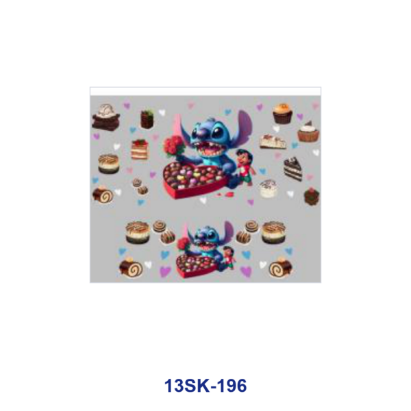 Wholesale 8pcs Cute Love Mini Cup Keychain Sticker