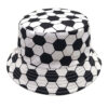 oly-e54afee6a7fa8a550470ab8dbc2622a9 Wholesale Football Pattern Bucket Hat Chic Casual Sun Protection Cap for Men Women