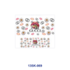 oly-e54d5f7121095d328f8b4283082407b4 Wholesale 8pcs Lip Bow Floral Mini Cup Keychain Sticker OLY Exclusive