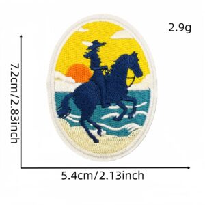 Cowgirl cloth patch 7#