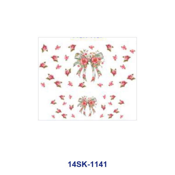 Wholesale 2/4/8pcs Vintage Multi Style Bow Gift Floral Print Mini Cup Keychain Sticker