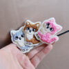 oly-e56d157f712636eb9af35ddd045f3fa4 Wholesale Chic 3D Embroidered Cat Patch Polyester DIY Fashion Accessory for Towels and Clothing