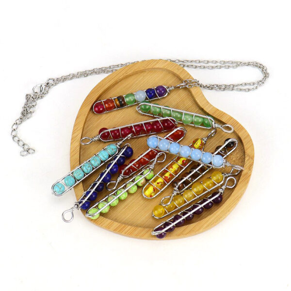 Wholesale Handmade Crystal U Shaped Pendant Necklace Alloy Chain Fashion Accessory