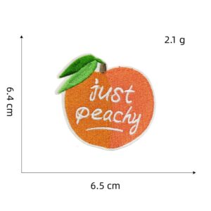 Peach cloth stickers 16#