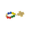 Wholesale Handmade Wooden Bead Finger Rosary Cross American Style Gift Fashion Accessory