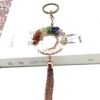 oly-e5dafd4eb007f24aa5d8d608a644c066 Wholesale Light Luxury Hand Wrapped Tree of Life Tassel Keychain Metal Bag Charm