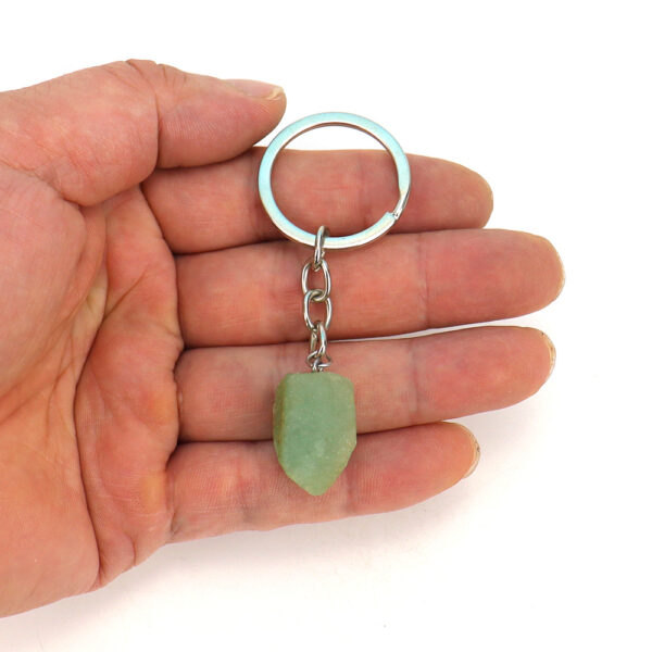 oly-e5e445425def20efd81cbaf837ec600b Wholesale Tiger Stone Crystal Keychain Pendant Pastoral Style Handmade Metal Decorative Accent Boutique Resale
