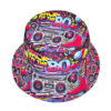 oly-e5eee977a74f1488bcfee55bd70542b2 Wholesale Retro Vintage Double-Sided Bucket Hat with Pattern Letter Print Sun Protection Fashion Cap