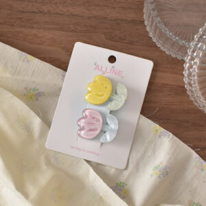 22#yellow pink tulip-2pcs