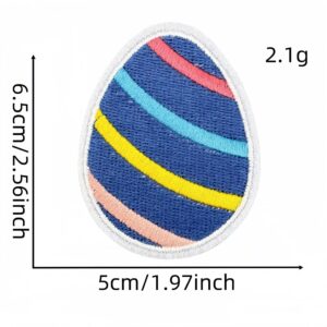 Easter egg cloth stickers 18#