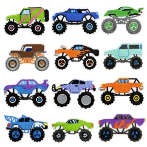 Wholesale Polyester Thread Embroidered Cartoon Car Patch Decorative Sticker for DIY Fashion Accessories
