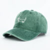 Wholesale Cartoon Dog Embroidery Retro Washed Baseball Cap Adjustable Fashion Accessory
