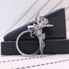 Wholesale Alloy Gothic Cross Keychain Stylish Car Key Accessory Decorative Pendant