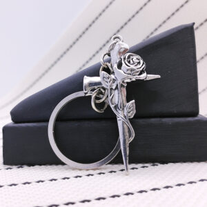 oly-e63fb46078143b37a7910cdff61cd2f1 Wholesale Alloy Gothic Cross Keychain Stylish Car Key Accessory Decorative Pendant