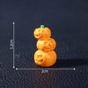 1#Three-headed pumpkin / Mini halloween gadgets
