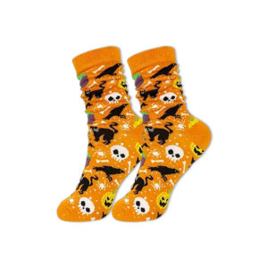 Orange skull / European and american sizes 36-44