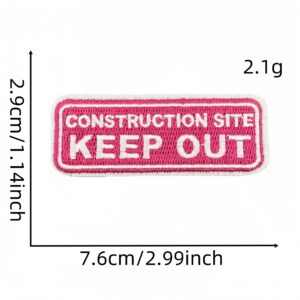 Colorful engineering vehicle cloth sticker 5#
