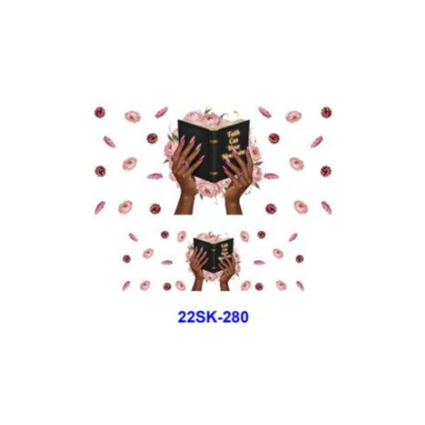 oly-e66d138baff48048bb7b2e42492aa104 Wholesale 8pcs Scripture Floral Mini Keychain Sticker