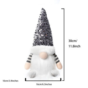 Sequined gray hat