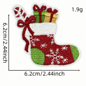 Christmas cloth stickers 50 #