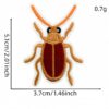 oly-e688a54e7133abdb97760ee574bf99b2 Wholesale Colorful Cartoon Insect Embroidered Patches 14-Piece Set for Clothing Bag Decoration Iron-On DIY Craft Supply