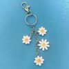 Wholesale Pastoral Floral Alloy Keychain Pendant Decorative Accessory Gift