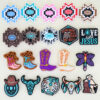 oly-e69a8f2a2f249eecfc825f3b81f1c8fb Wholesale Silicone Bead DIY Keychain Accessories Western Cowboy Theme Car Key Accessory