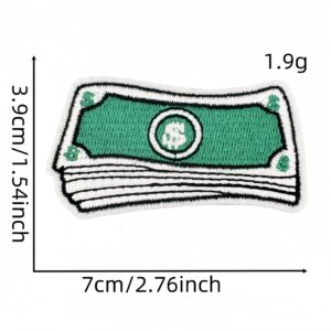 Dollar series cloth stickers 11 #