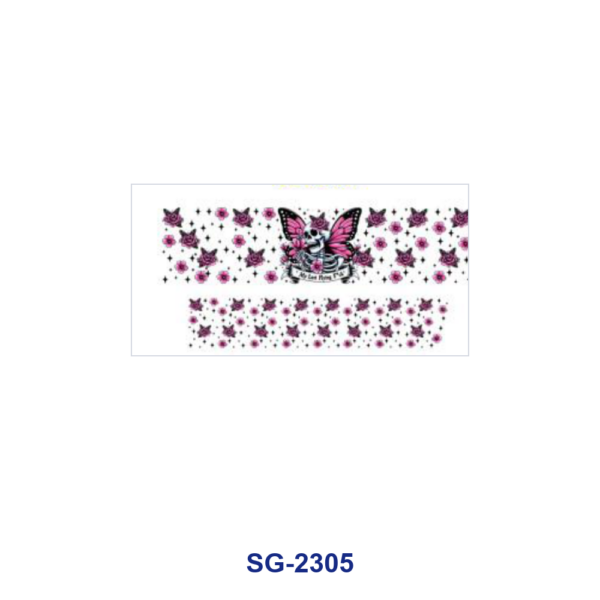 Wholesale 8pcs Mixed Butterfly Mood Cartoon Floral Quote Print 3oz Cup Stickers Wrap OLY Exclusive