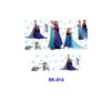 Wholesale 8pcs Watercolor Fairytale Maiden Heart Snow Rose Bow Mixed Decor Mini Cup Keychain Sticker OLY Exclusive