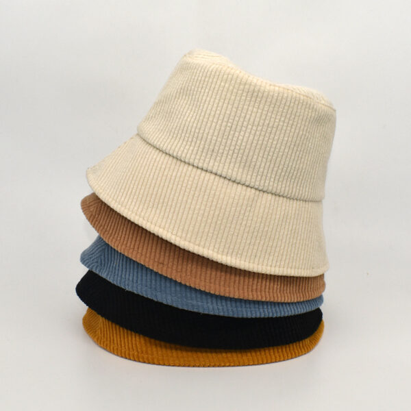 Wholesale Korean Style Solid Corduroy Fisherman Hat Fashion Accessory for Boutique Resale
