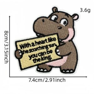 Cartoon animal cloth sticker 1#