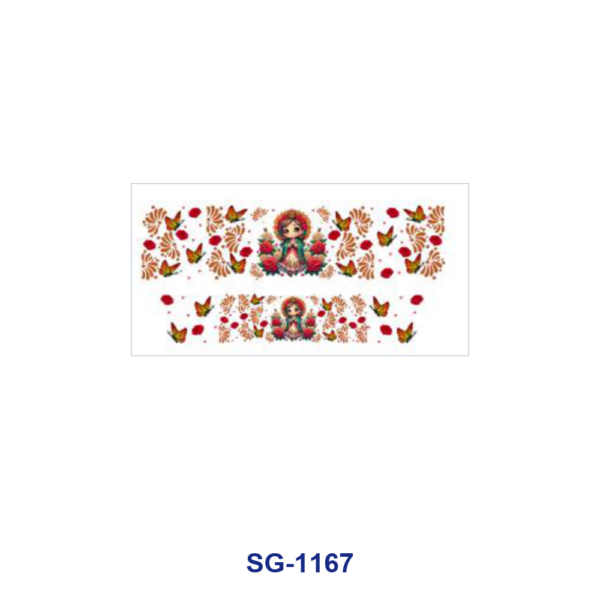 oly-e6fa825f77d505acf7c30b47d7b4e4ed Wholesale 8pcs Mixed Pink Bow Cartoon Doll Heart Leopard Western Girl Floral Print 3oz Cup Stickers Wrap