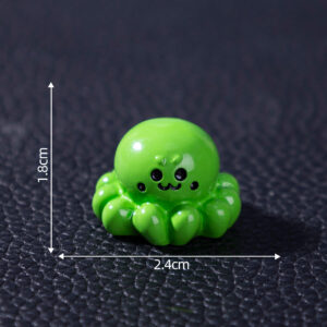 4#Green-haired spider / Mini halloween gadgets