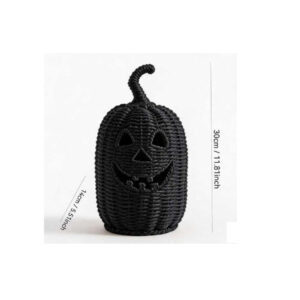 Black vertical jack-o-lantern 14*30cm
