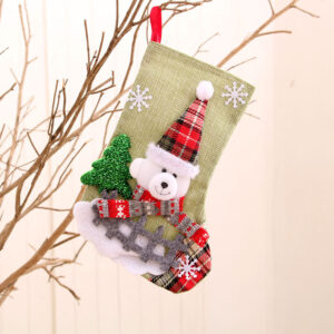 Linen fence medium sock bear [23*15cm 21g]