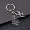 Wholesale Gothic Spider Web Keychain Bag Charm Dark Fashion Accessory Gift