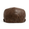 Wholesale Retro British Men's PU Leather Beret Newsboy Cap Warm Winter Thermal Fashion Accessory Boutique Resale