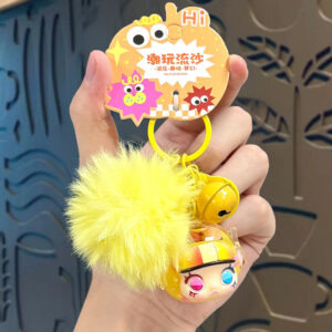Fluffy ball jelly bean astronaut - yellow