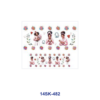 oly-e79924f2b7cef954f10d0e5af7a58706 Wholesale 2/4/8pcs Black Girl Art UV DTF Mini Cup Keychain Stickers