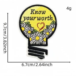 Cartoon English Cloth Patch #12