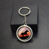 oly-e7b17bf490befed9eb261956a6e0eb03 Wholesale Metal Horse Keychain Stress Relief Rotating Key Ring Gift Boutique Resale Car Key Accessory