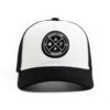oly-e7d456cc49f0b54bf5fb66458b88af31 Wholesale Chic Round Logo Suede Mesh Baseball Cap Adjustable Summer Sunscreen Hat