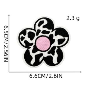 Cow style cloth stickers 1#