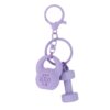 Wholesale Resin Kettlebell Keychain Red Fitness DIY Bag Charm Decorative Accessory
