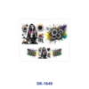 oly-e7f6bf815648a162bf5c5cdaf2061cfb Wholesale 8pcs Butterfly Floral Cartoon Character Pattern Mini Cup Keychain Sticker