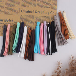 Wholesale Silicone Tassel Keychain Coffee Individually Packaged Fashion Accessory