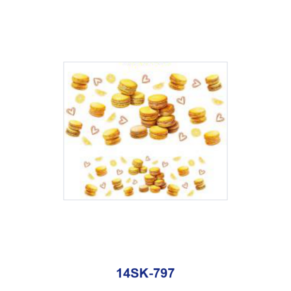 oly-e80952e0707fbecf12e521ff125063d1 Wholesale 2/4/8pcs Watercolor Dessert Print Mini Cup Keychain Sticker